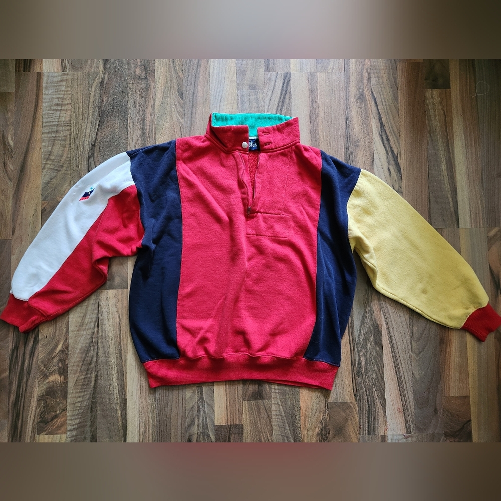 Colorblock Pullover Sweatshirt